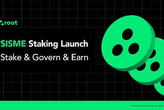 Launching $ISME Staking — Stake & Govern & Earn