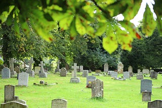 A cemetery