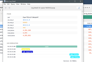 Investigating Network traffic activity using Brim and Zeek