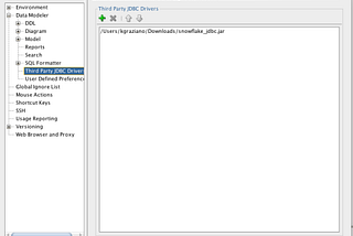 Tech Tip: Connect to Snowflake db using #SQLDevModeler