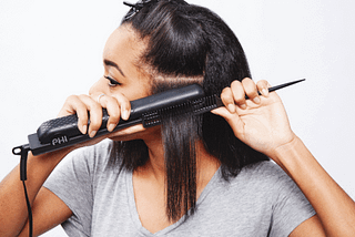 6 care so you don’t fry your hair with flat iron