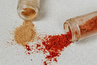 Red pepper seasoning.