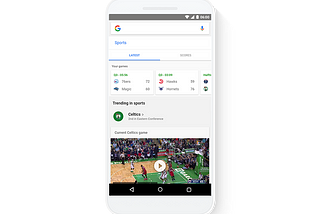 Google Sport Features Vs MSN