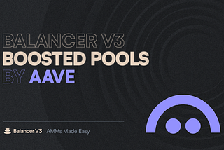 100% Boosted Pools — Powered by Aave V3