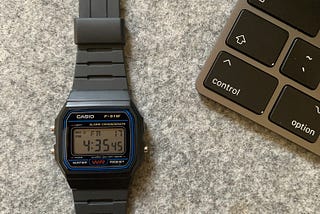 Why I started using a Digital wrist watch as a Developer Advocate?