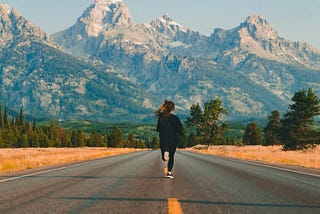 Running away from asphalt