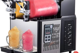 VEFOR Commercial Slushy Machine: 3LX2 Tank Frozen Drink Maker for Delicious Slushy Creations | Image
