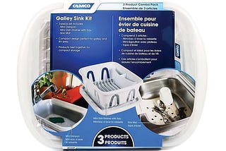 camco-armada-sink-kit-with-dish-drainer-white-1