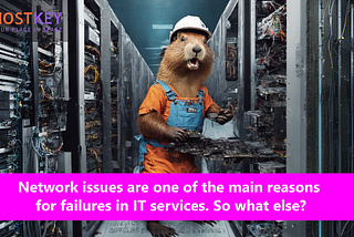 Network issues are one of the main reasons for failures in IT services. So what else?