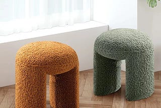 Famous Boucle Stool & Bench by Homio Decor