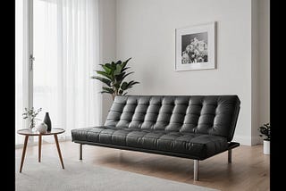 Black-Leather-Futon-1