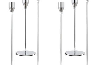 Six Stylish Silver Candlestick Holders for Home Decor | Image
