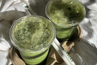 ice matcha latte