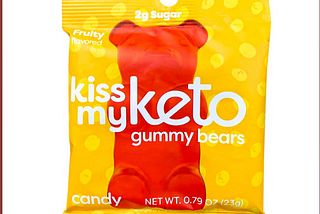 Kiss My Keto Gummies, 12-count 2-pack