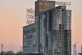 Flour mill in a small town