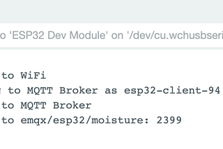 A Guide on Collecting and Reporting Soil Moisture with ESP32 and Sensor through MQTT
