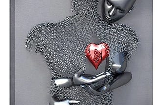 bedroom-wall-decorframed-romantic-couple-living-room-canvas-wall-artlove-heart-3d-metal-sculpture-ef-1