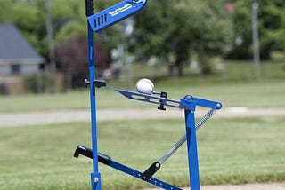 Louisville Slugger Blue Flame Pro Baseball Pitching Machine | Image