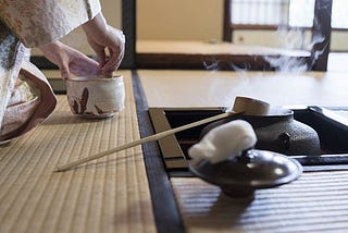 Photo of a Japanese tea ceremony