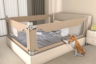 Extra Tall Safety Bed Guard Rails for Kids | Image