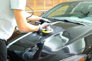 how to polish a car with orbital buffer