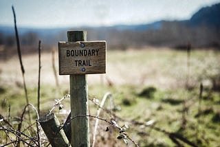 Setting your boundaries