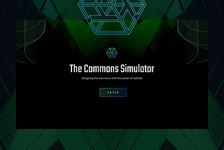 The Commons Simulator Game is LIVE! 🌐🌍