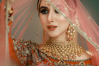 An Indian bride.