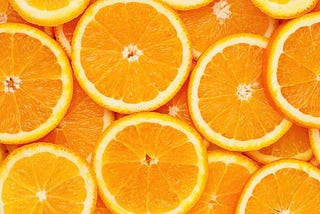 sliced oranges