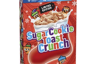 Sweet Sugar Cookie Toast Crunch Cereal: Whole Grain Goodness for Breakfast and Snacks | Image
