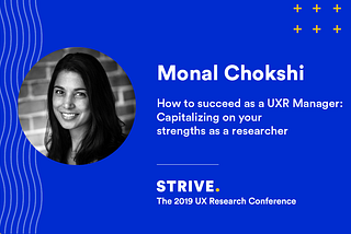 #UXRConf Preview: Meet Monal Chokshi