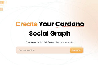 Exploring New Opportunities in Cardano Ecosystem with the Social Networking DID Platform - Cardano…