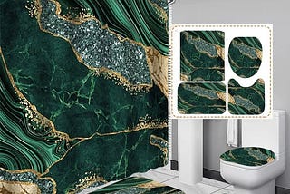 emhome-4pcs-marble-shower-curtain-sets-modern-bathroom-sets-with-toilet-lid-rug-contour-and-bath-mat-1