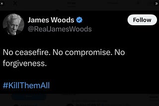 James Woods: Schadenfreude and Extraordinary Comeuppance In Real Time…