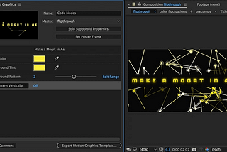 Creating Motion Graphics templates in Adobe After Effects