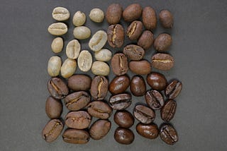 Different coffee roast levels