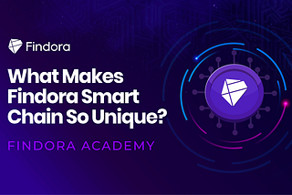 #6 Findora Academy 💟: What Makes Findora Smart Chain (Account Model) So Unique?
