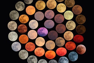 Shades & Colors of Moon