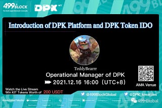 DPK - New Star NFT Platform for GameFi