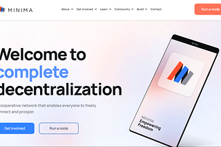 Minima: Enabling individuals to exchange whatever, wherever and whenever they want.