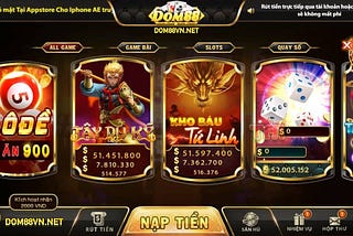 Nhà Cái Dom88 chưa bao giờ làm người chơi thất vọng💯
🎆Cổng game bài xuất hiện đình đám với hàng…