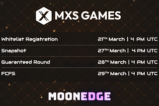 MoonEdge Announces MetaXseed KOL Round to Our Esteemed Community