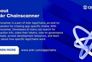 Ankr Chainscanner: Positively changing experience for Web3 developers.