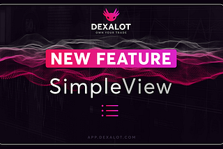 Dexalot SimpleView