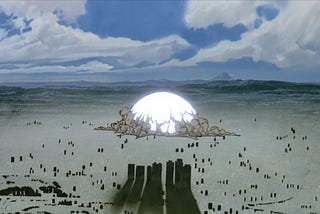 The bomb that destroyed Tokyo at the beginning of Akira