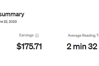 Want To Be A Writer? My Medium — October 2024 Earning