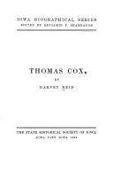 Thomas Cox | Cover Image