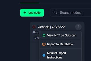 Import Your YOM Nodes into Your MetaMask Wallet