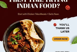 First Time Trying Indian Food?