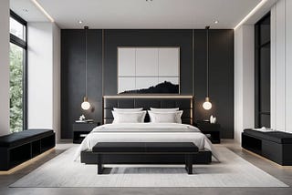 Bedroom-Black-Benches-1